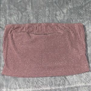 Pink sparkly crop top